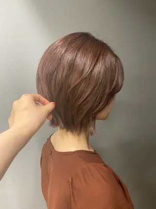 ショート カラー ショートヘア / 星野菜月のヘアスタイル