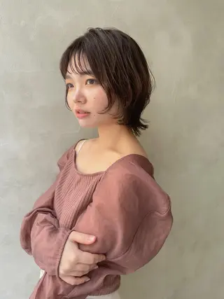 ショート カラー 【似合わせカット】 松尾一気のヘアスタイル