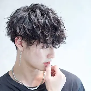 パーマ メンズ 暖色💖ツヤ髪💖 masae🌼のヘアスタイル