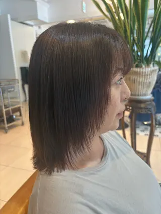 ミディアム 菊池 菜月のヘアスタイル