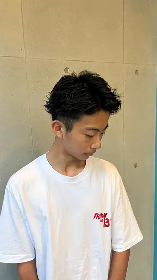 ショート パーマ メンズ 湘南のパーマ職人 🔥清水琉葵🔥のヘアスタイル