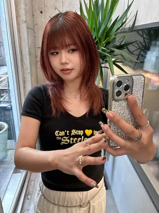 ミディアム yuuna/ ハッシュカット🎀のヘアスタイル