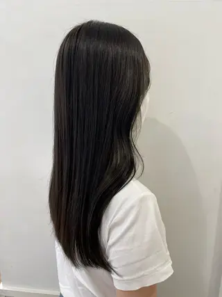 ロング カラー clan .のヘアスタイル