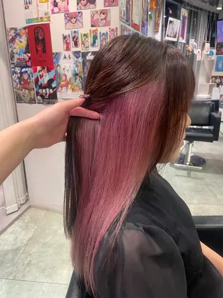 ロング カラー 似合わせカット/ デザインカラー🦄のヘアスタイル