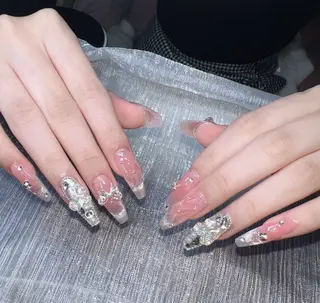 ネイル Lee Nails チップ長さだし専門店のネイルデザイン