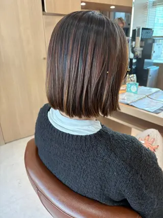 ミディアム 風間 日和のヘアスタイル