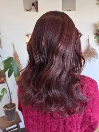 ロング カラー 🌸小掛🌸 豊橋外国人風カラーのヘアスタイル