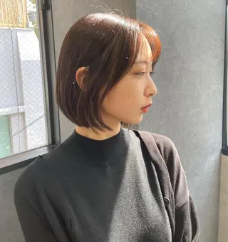 ショート カラー レイヤーカット/ 薬院/川上智也のヘアスタイル