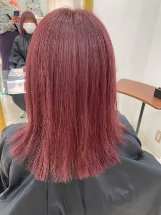 セミロング カラー ヘアアレンジ 透明感カラー 古山 結季🌙🖤のヘアスタイル