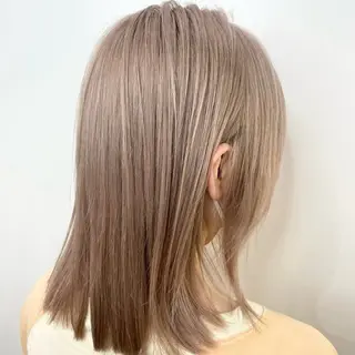 ミディアム 🍎究極の ミルクティー🍎リオのヘアスタイル