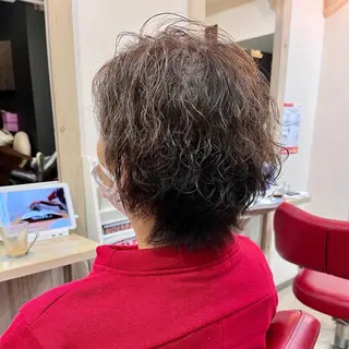 ショート パーマ ショート専門 笠井翔太のヘアスタイル