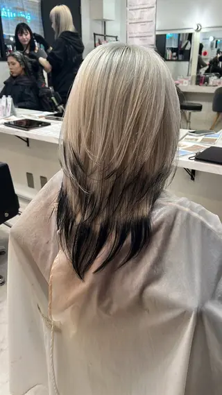 ミディアム カラー ✨髪質改善✖︎顔周り レイヤー✨ナカムラのヘアスタイル
