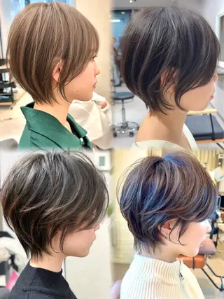 ショート カラー ⭐️銀座/ショート/ 艶カラー/りょうがのヘアスタイル