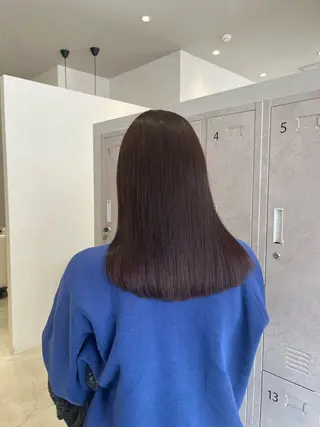 カラー 福島 果音のヘアスタイル