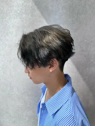 カラー メンズ 【𝐀𝐬𝐡大森】 石崎竜祐のヘアスタイル
