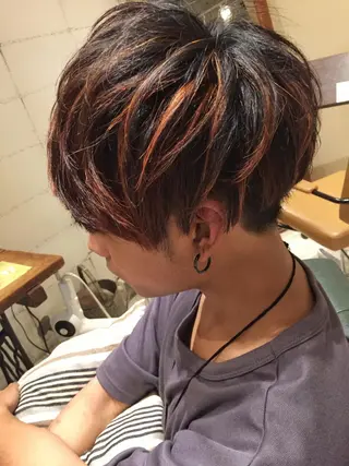 ショート カラー メンズ ◇おの あすか◇のヘアスタイル