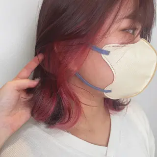 ミディアム SANA推し美容師 CHISA🍒のヘアスタイル