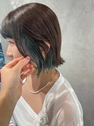 ショート カラー ナチュラル透明感🌱 小山美樹子のヘアスタイル