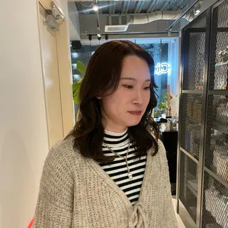 ロング 久永 香奈子のヘアスタイル