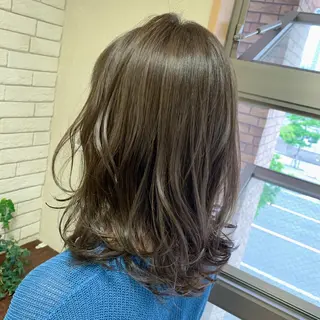 セミロング カラー ショート/似合わせ レイヤー/福岡聖容のヘアスタイル