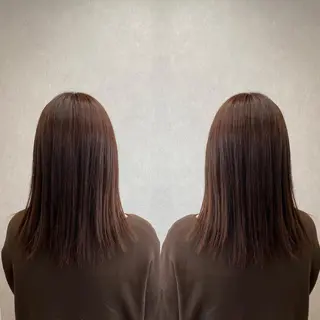 セミロング カラー tocca 💜石田愛結💜のヘアスタイル