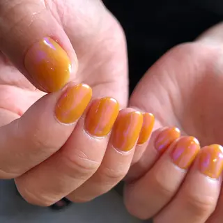 ロング カラー ヘアアレンジ キッズ ネイル マツエク・マツパ 福田 加奈のネイルデザイン