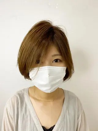 ショート カラー 上田 篤史のヘアスタイル