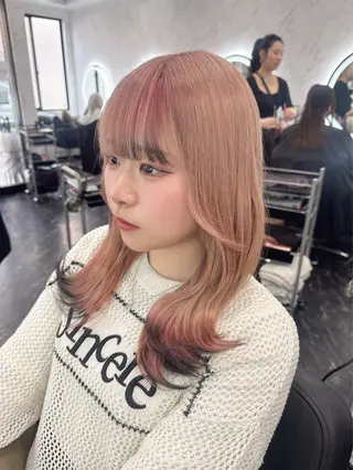 ミディアム stylist Momoのヘアスタイル