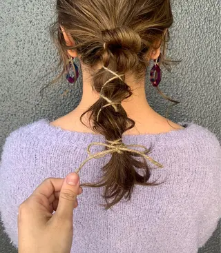 ヘアアレンジ 🕊顔まわりカット /インナーカラー🕊のヘアスタイル