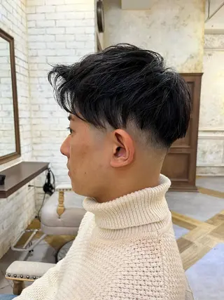 メンズ セン北徒歩５分 キシタクのヘアスタイル