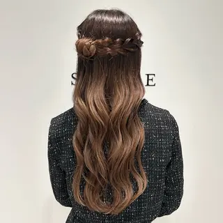 ヘアアレンジ ヘアセット/ミニボブ /レイヤー 山田寛菜のヘアスタイル