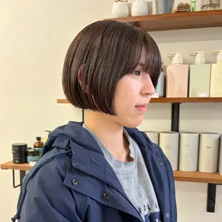 ショート カラー 初めてのショート お任せください✂️のヘアスタイル