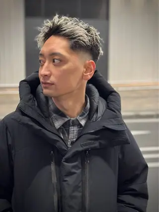 ショート メンズ 塩崎 仁彦のヘアスタイル