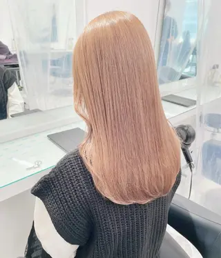 ロング カラー モテ髪ハイトーン🫧 serina🎀池袋のヘアスタイル