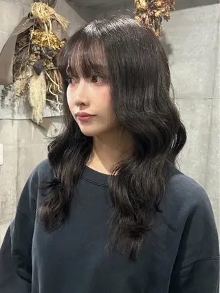 カラー manami/艶髪 /くすみカラーのヘアスタイル