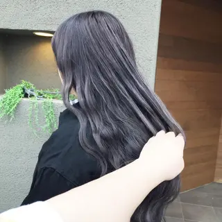 ロング maco 艶感ハイトーン🦋のヘアスタイル