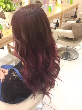 ロング カラー 小田原NO1 美容師 飯田飛翔のヘアスタイル