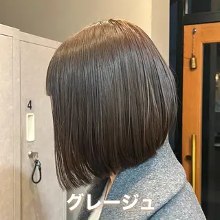 ショート カラー 神戸ボブ✂️ ioe三宮/田 伸佳のヘアスタイル