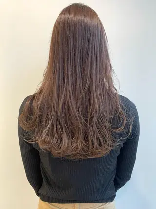 ロング カラー 山口 莉奈のヘアスタイル