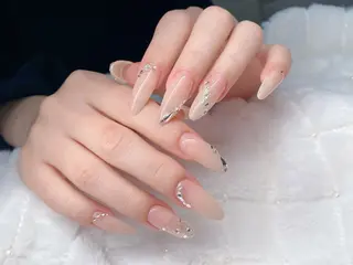 ネイル チップ長さ出し 専門店のネイルデザイン