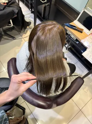 ロング カラー 🩵レイヤー✖︎ 髪質改善🩵リョウヤのヘアスタイル