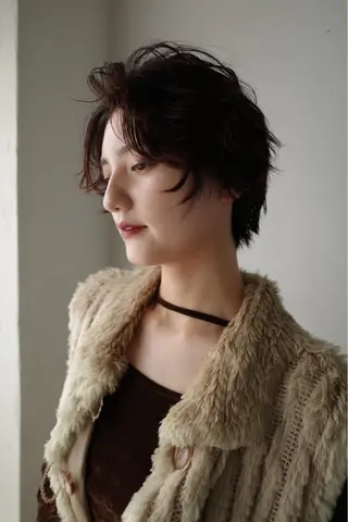 ショート 山田 綾乃/メンズカットのヘアスタイル