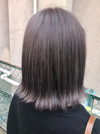 カラー ダブルスキルエクステ /羽エクステ白石宇由のヘアスタイル