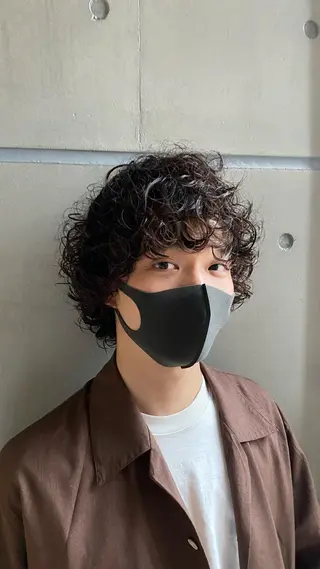 ミディアム パーマ メンズ Graph. （グラフ）立川🪽✨のヘアスタイル