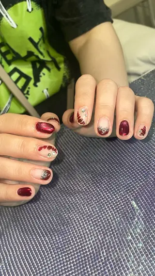 ネイル RICO Nail パーツつけ放題🌈のネイルデザイン