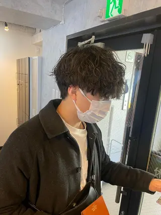 ショート パーマ メンズ メンズ専門 中島俊【朝霞】のヘアスタイル