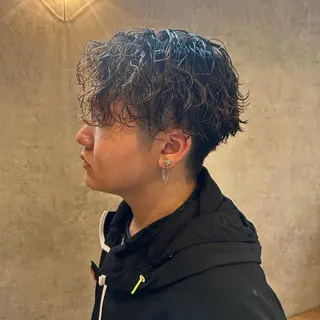 メンズ KUMA🧸インナー /メンズパーマのヘアスタイル