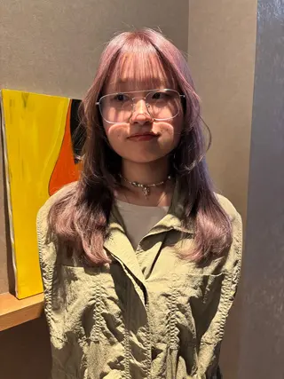 ロング カラー ブリーチなしカラー/ パーマ/おとは🦖♡のヘアスタイル