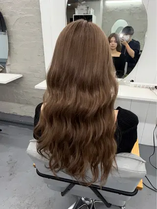 ロング カラー ブリーチ×縮毛矯正 💫だいちのヘアスタイル