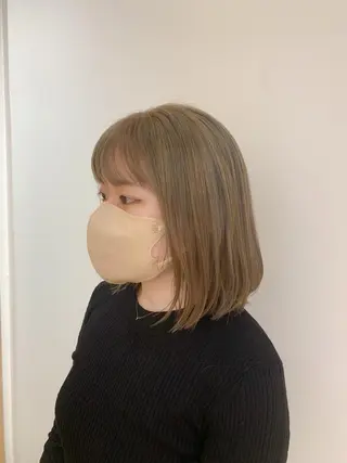 カラー えんどう みほのヘアスタイル
